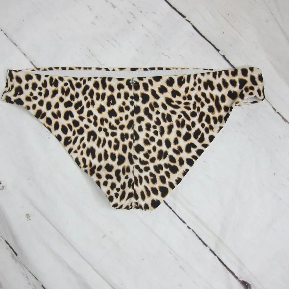 PINK Victoria's Secret Leopard Print Bikini TOP - Picture 7 of 9